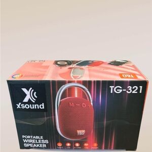 TG-321 Red Portable Bluetooth Speaker